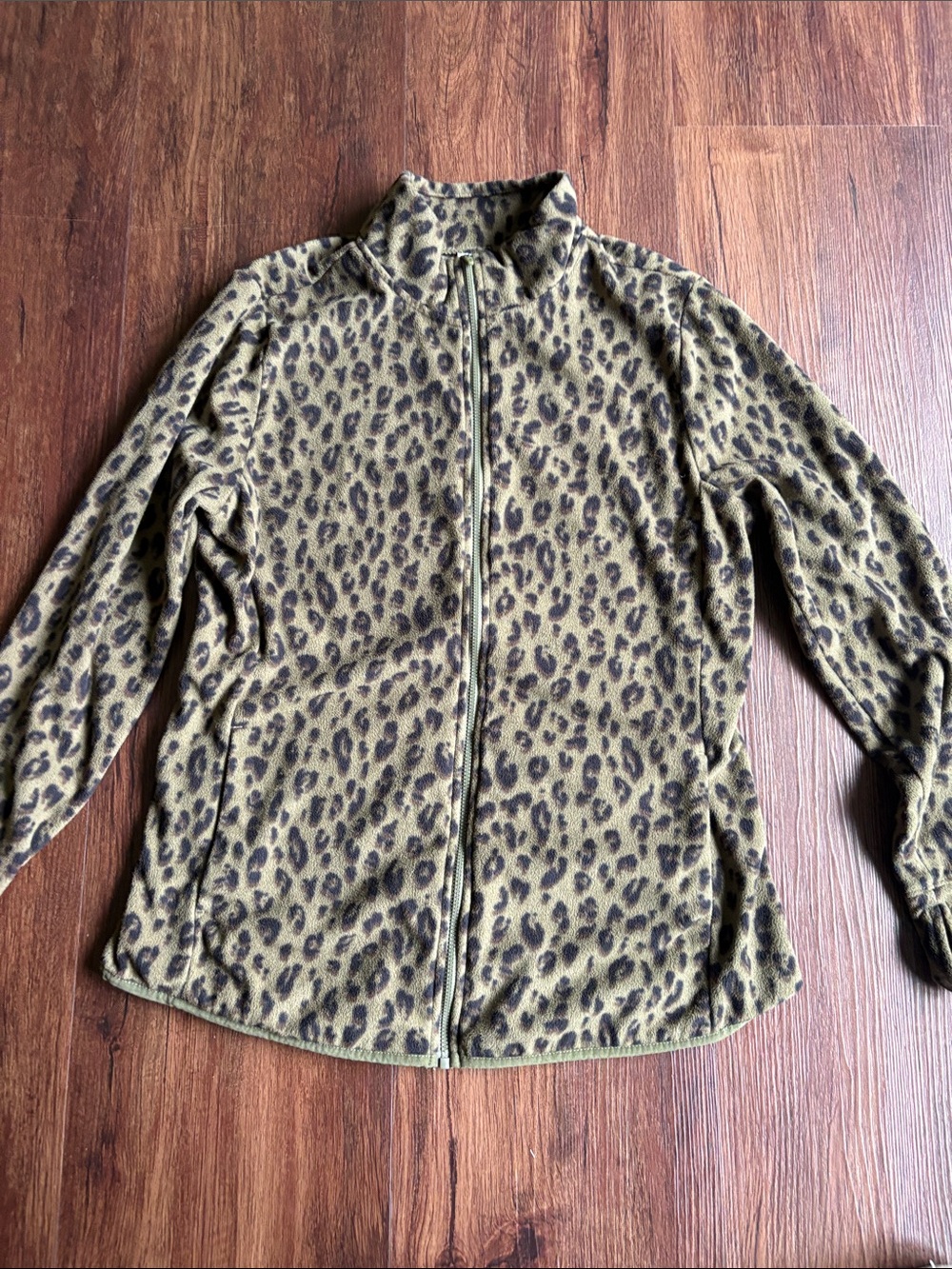 Old Navy Leopard Fleece Jacket